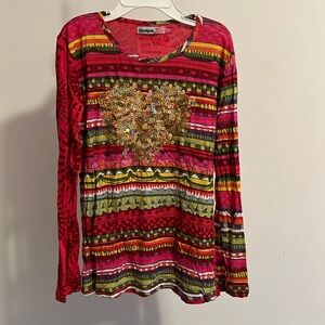 Desigual girls boho top